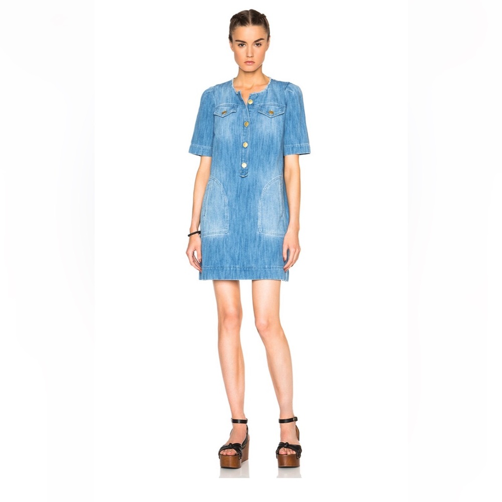 ISABEL MARANT ETOILE
Oriane Fluffy Jean Dress